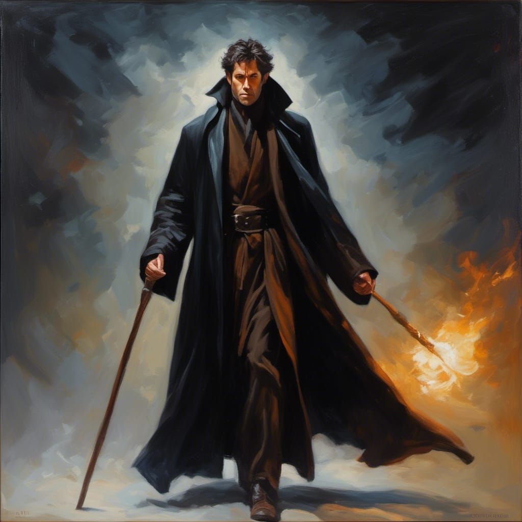 oil on canvas Harry Dresden