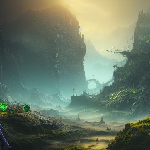 Fantastical Life Lens in Detailed Matte Painting