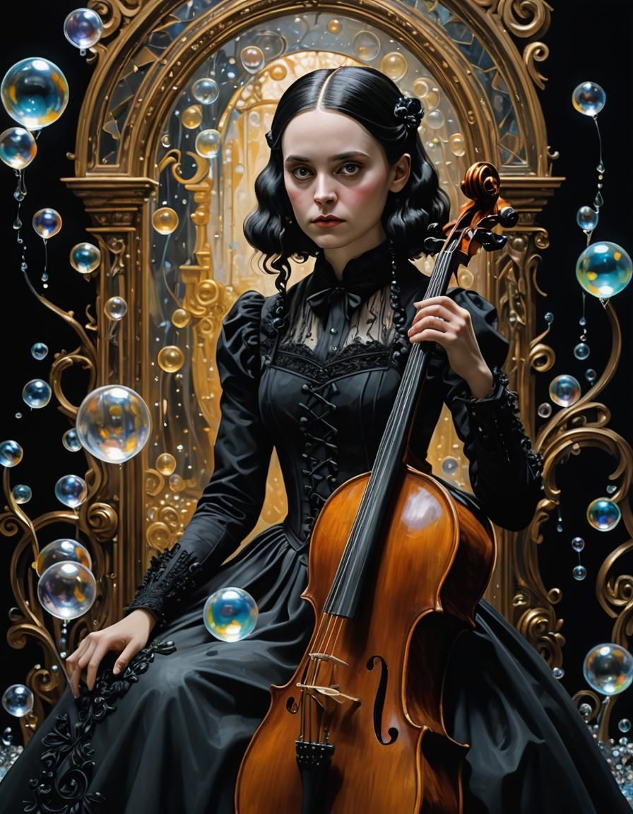 Wednesday Addams: Picasso Meets Tim Burton