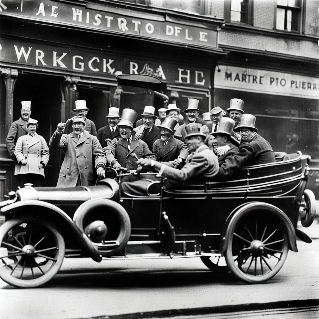 AI Interpretation of Wacky Historical Photos