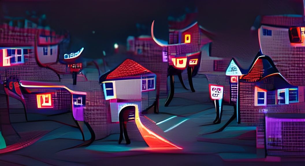 Dangerous Neighborhood at Night