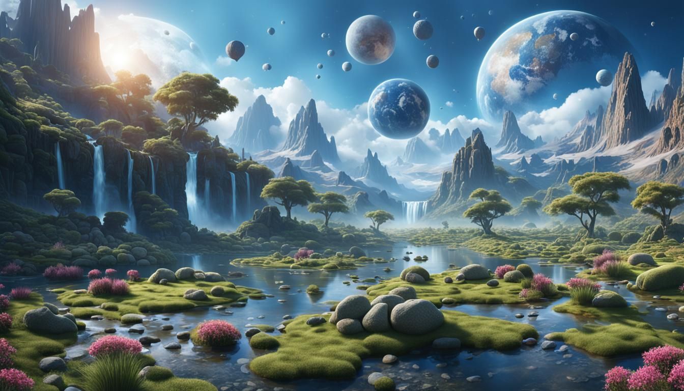 Spectacular Organic AI Creation: Out of This World