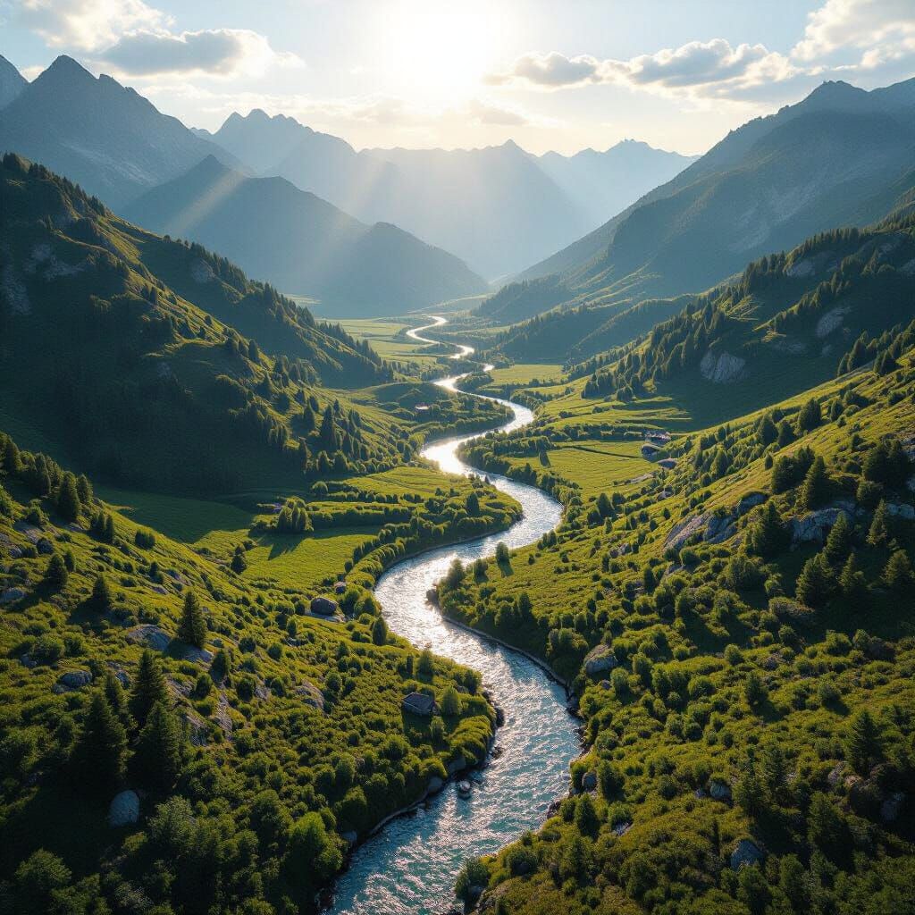 Summertime in the mountains