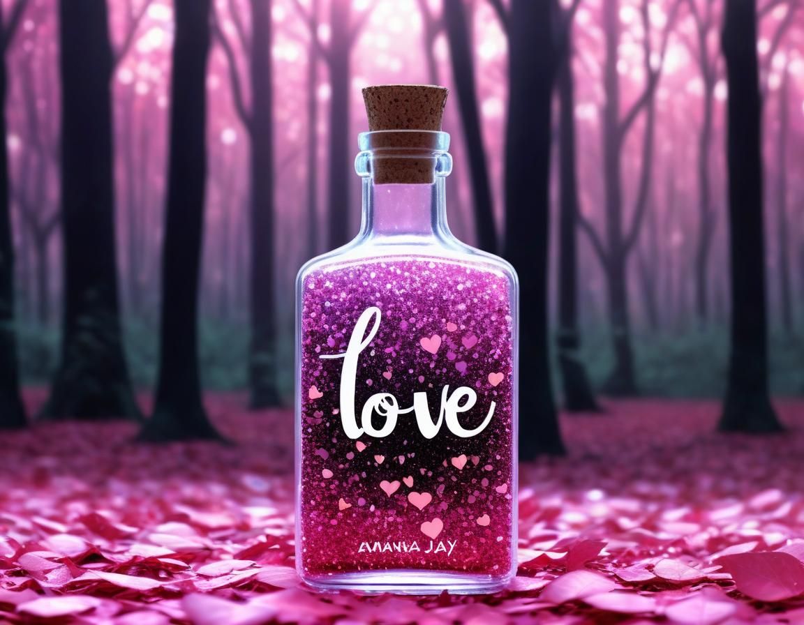 Magical Love Elixir in Shimmering Forest