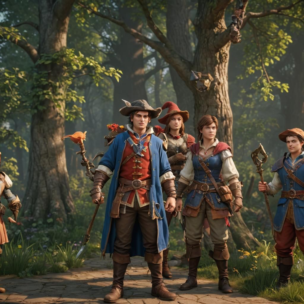 Realistic 3D Fable Characters in 8K