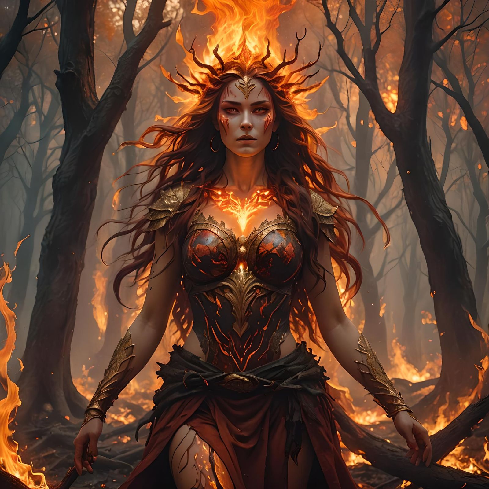 Fire goddess