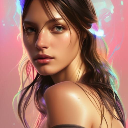 Hyperrealistic Portrait of Victoria's Secret AI