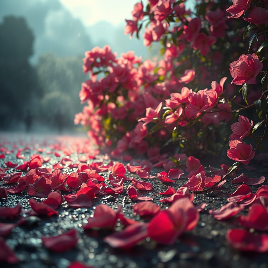 Ethereal Storm Aftermath in Vibrant Colors