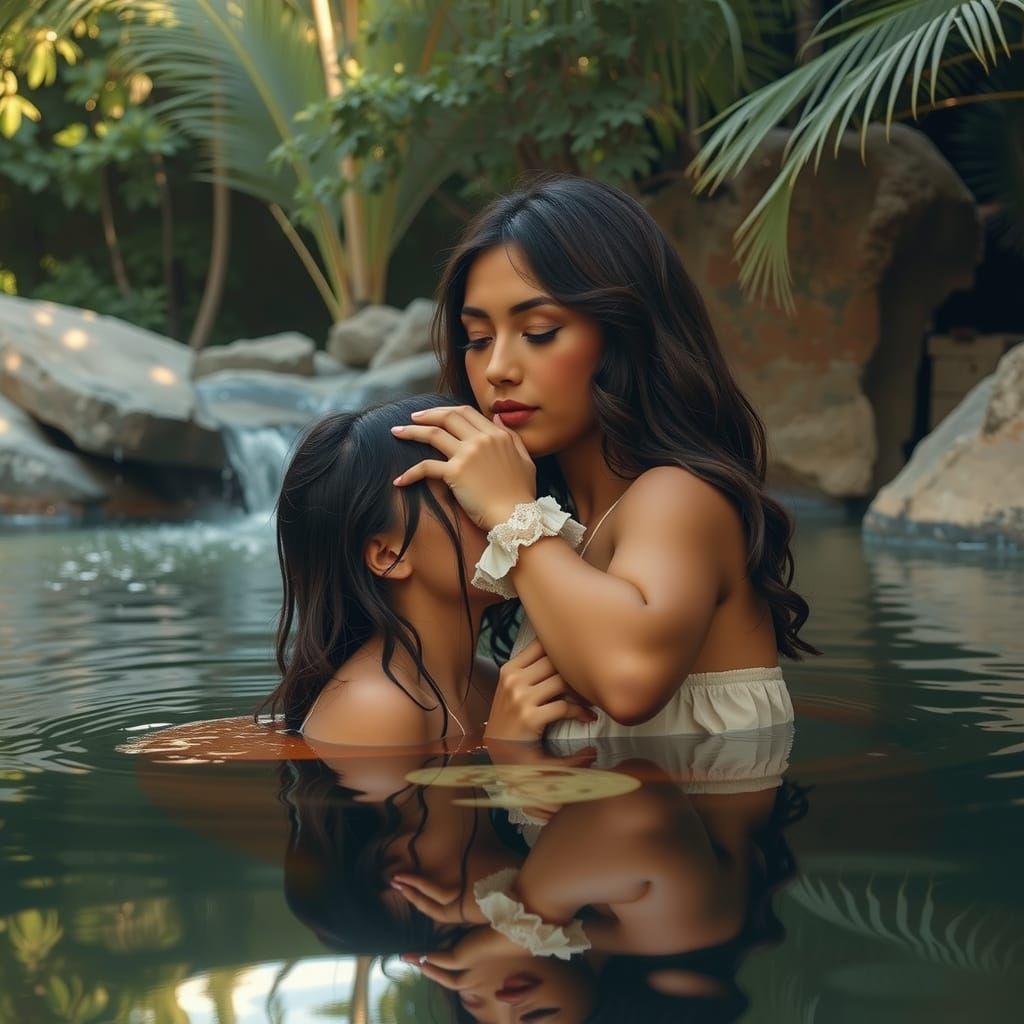 Beautiful Columbian Ladies Working in a Field