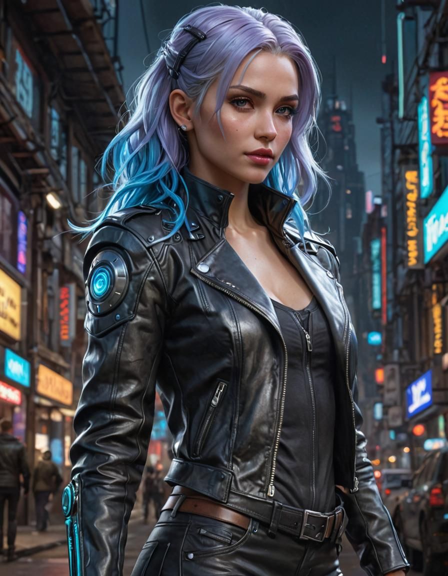 Cyberpunk Portrait: The Great and Powerful Trixie