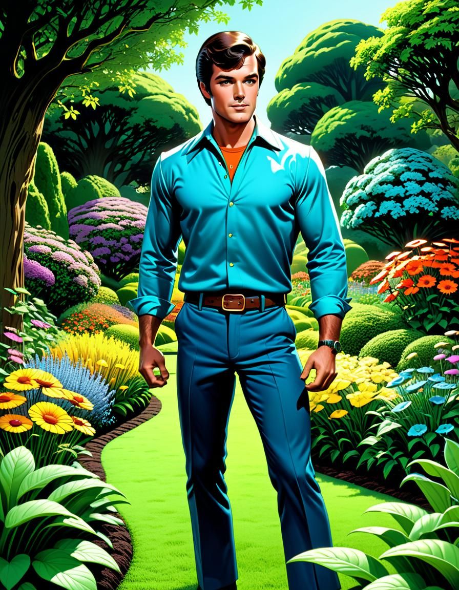 Groovy 60's CGI character