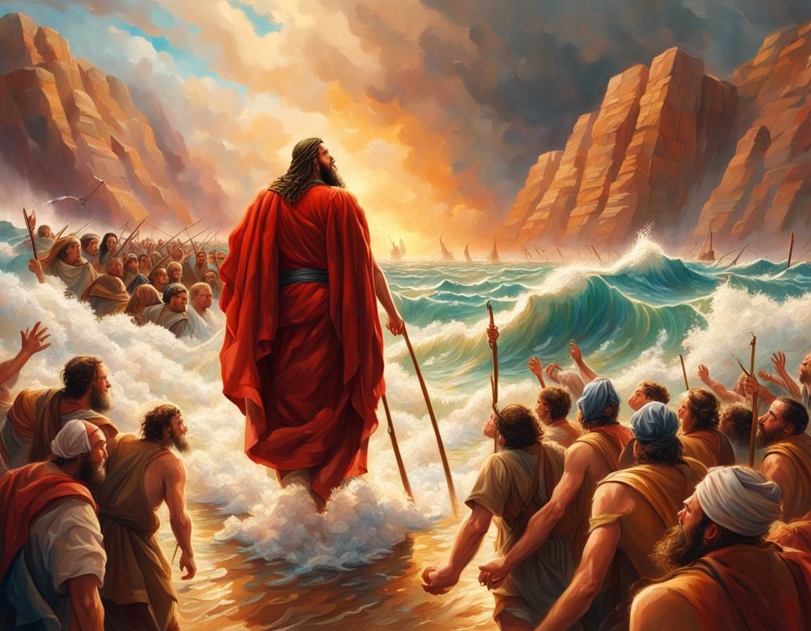 Epic Exodus: Noah Parting the Red Sea