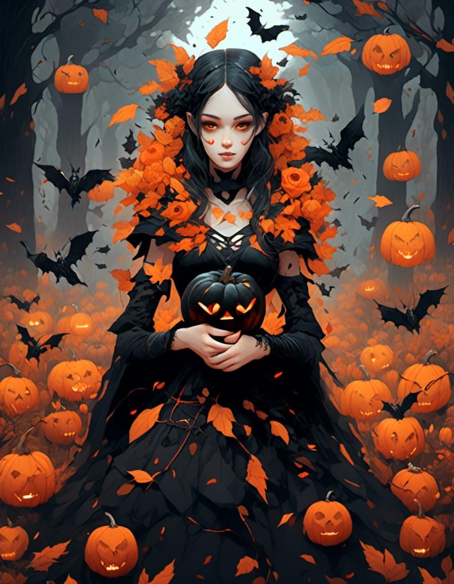 Gothic Halloween Girl