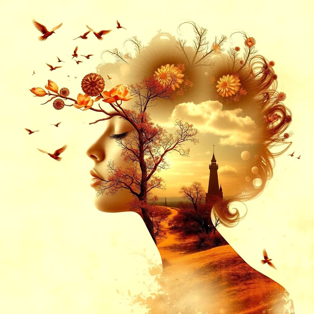 Surreal Dreamscape of Morphing Patterns and Botanical Vision...