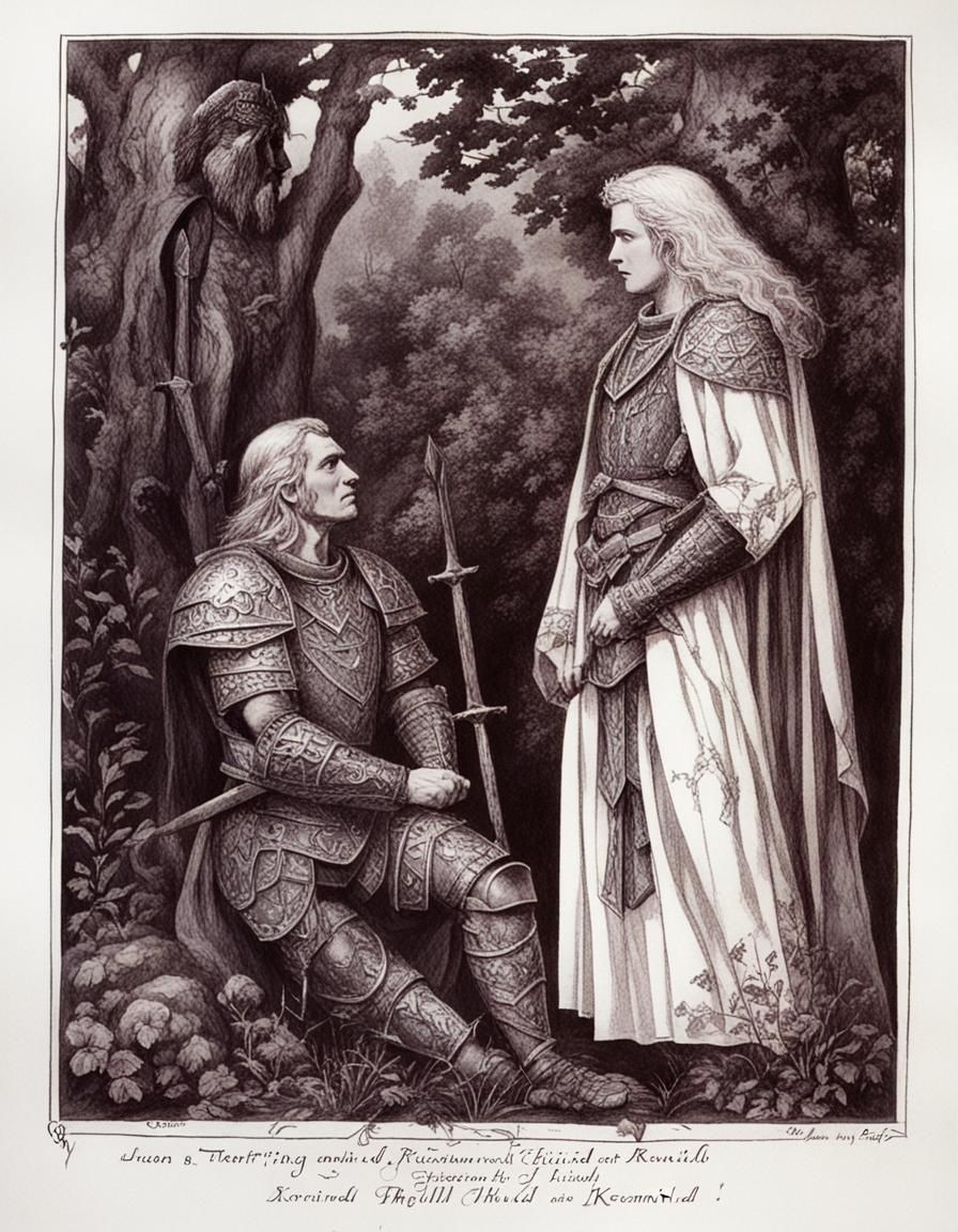 Siegfried and Kriemhild: A Dramatic Photoillustration