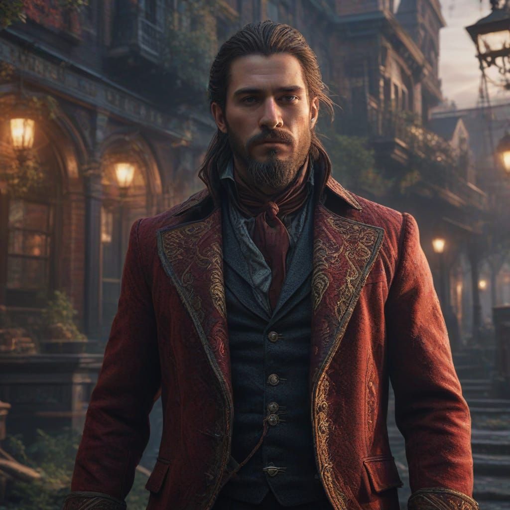 Ethereal Victorian Hunter in Cinematic 3D