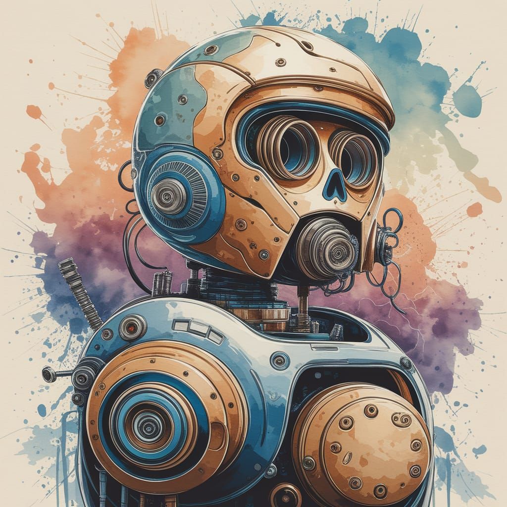 Dreamcore Abstract Texture in Gentle Indigo