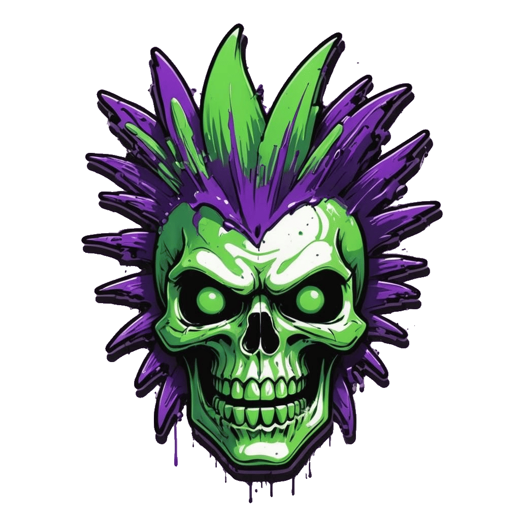 Neon Graffiti Art with Melting Oil Gouache Effects