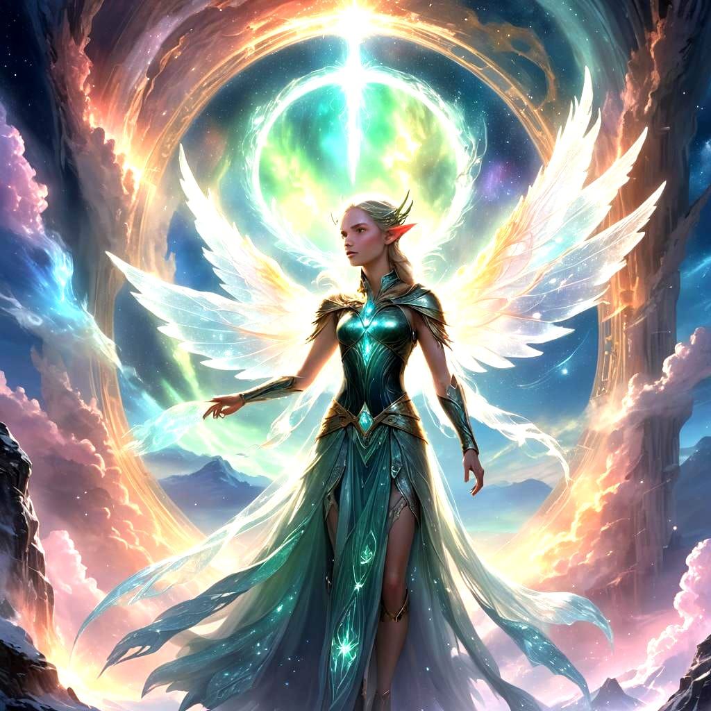 Ethereal Elf and Sci-Fi Scout Divide Realms