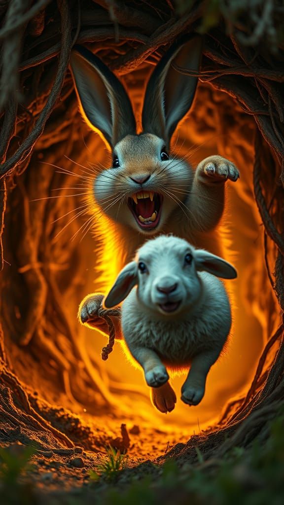 Deranged Bunny Leaps into Rabbit Hole