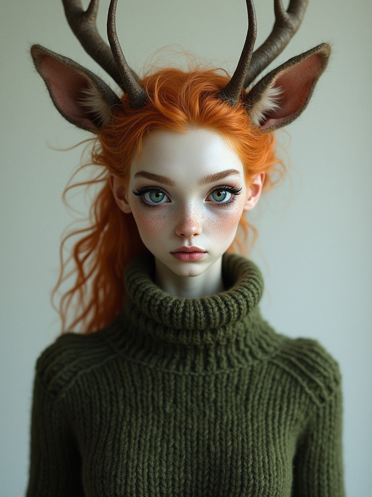 Ethereal Fantasy Woman Portrait in Ultra High Definition