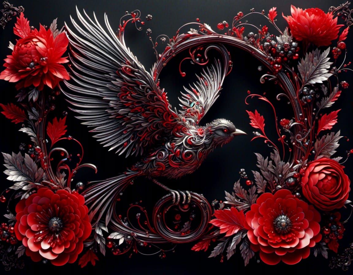 Gothic Letters "MONICA" in 3D Photorealistic Style