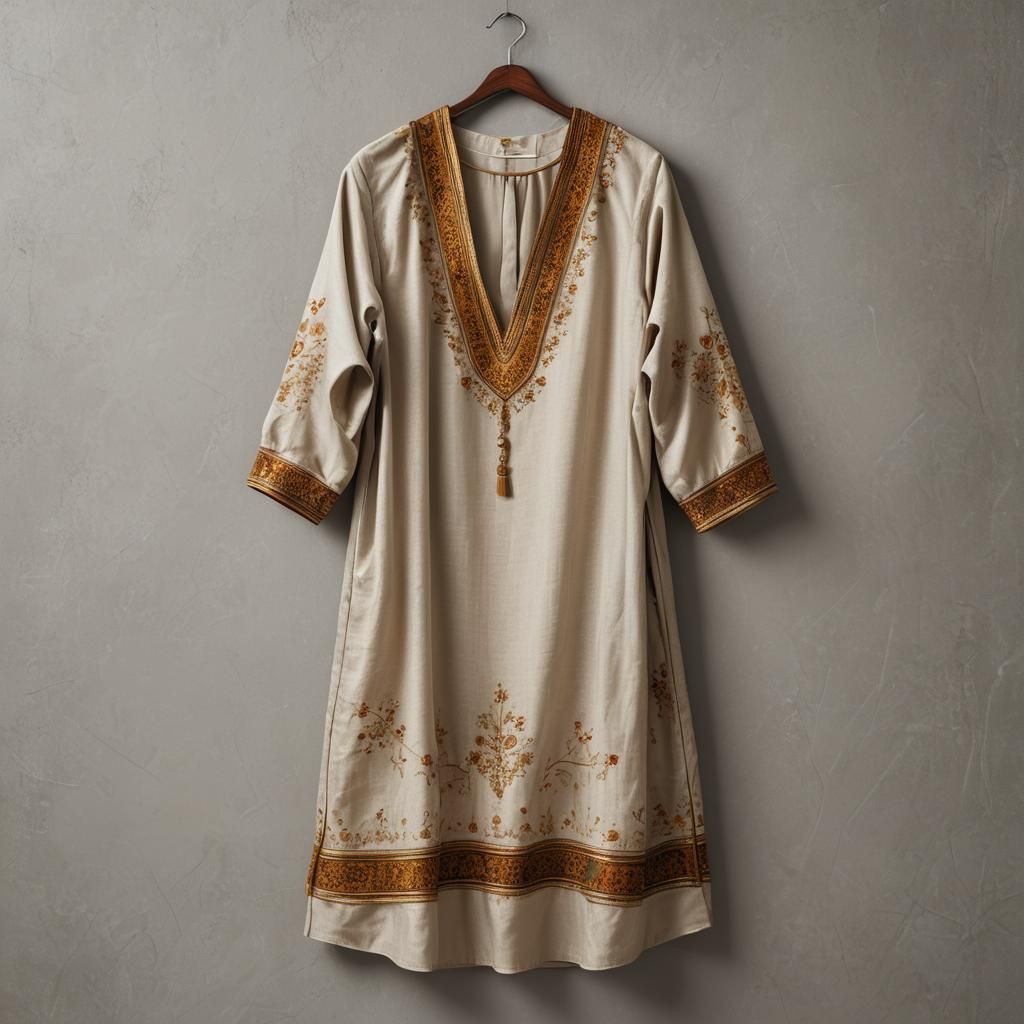 Elegant Arabian Dress on Hanger