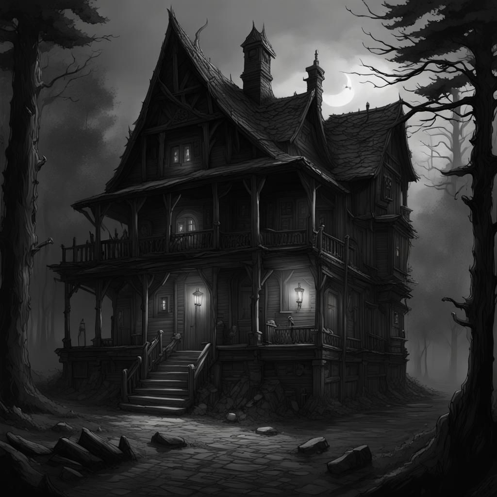 Eerie Roadside Inn in Disciples III Style