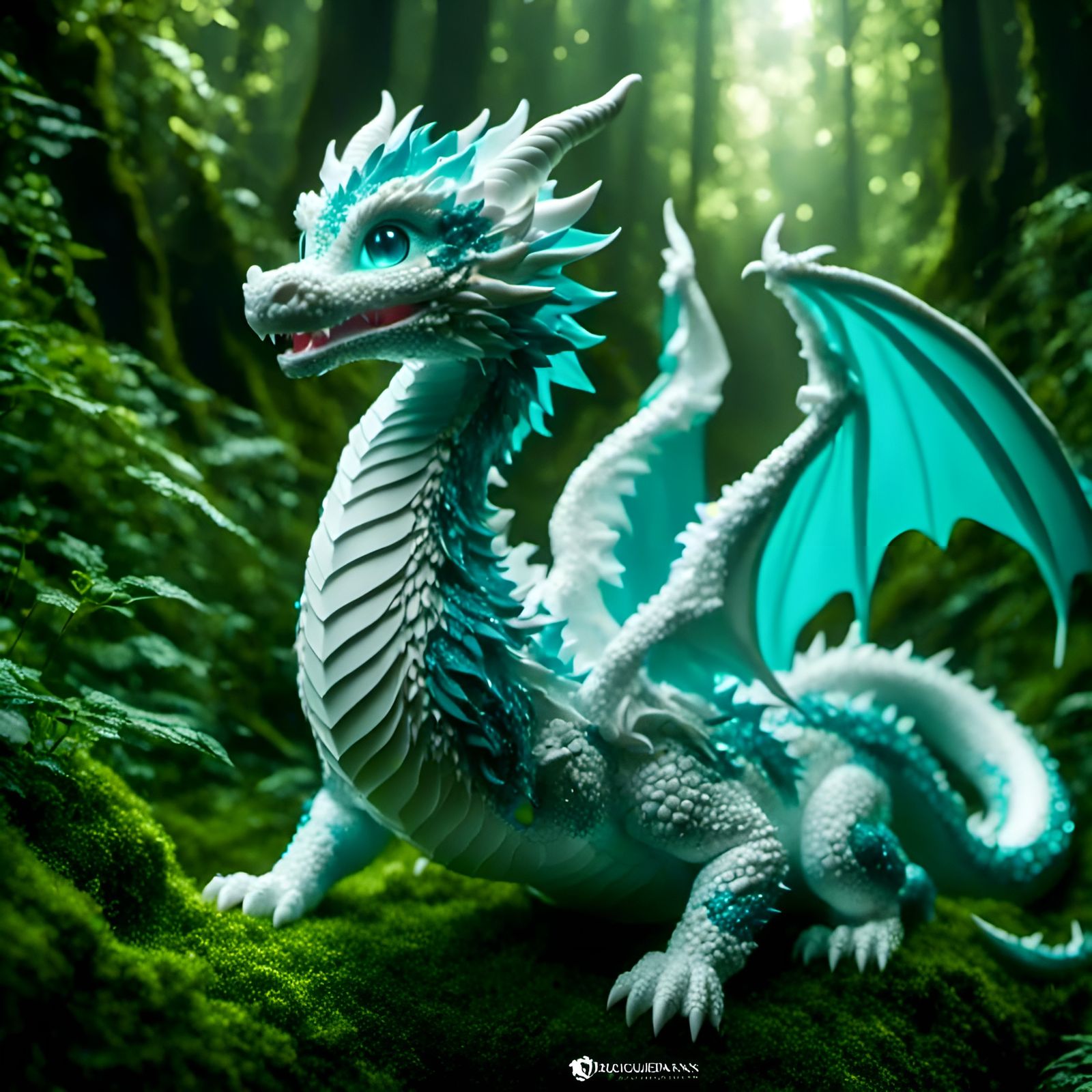 Majestic Dragon in Fantasy Illustration