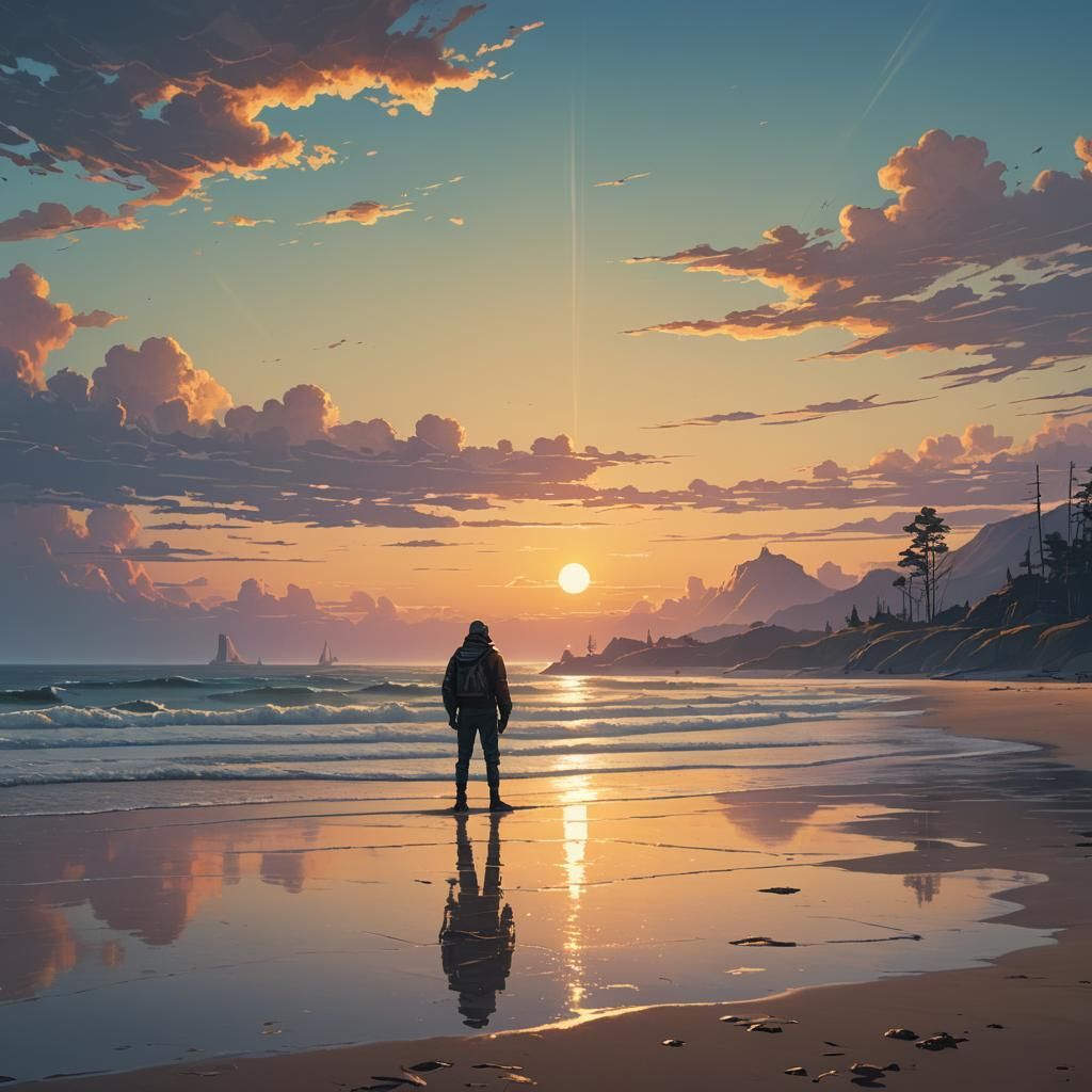 Beach Sunrise: Fantasy Concept Art in Unreal Engine