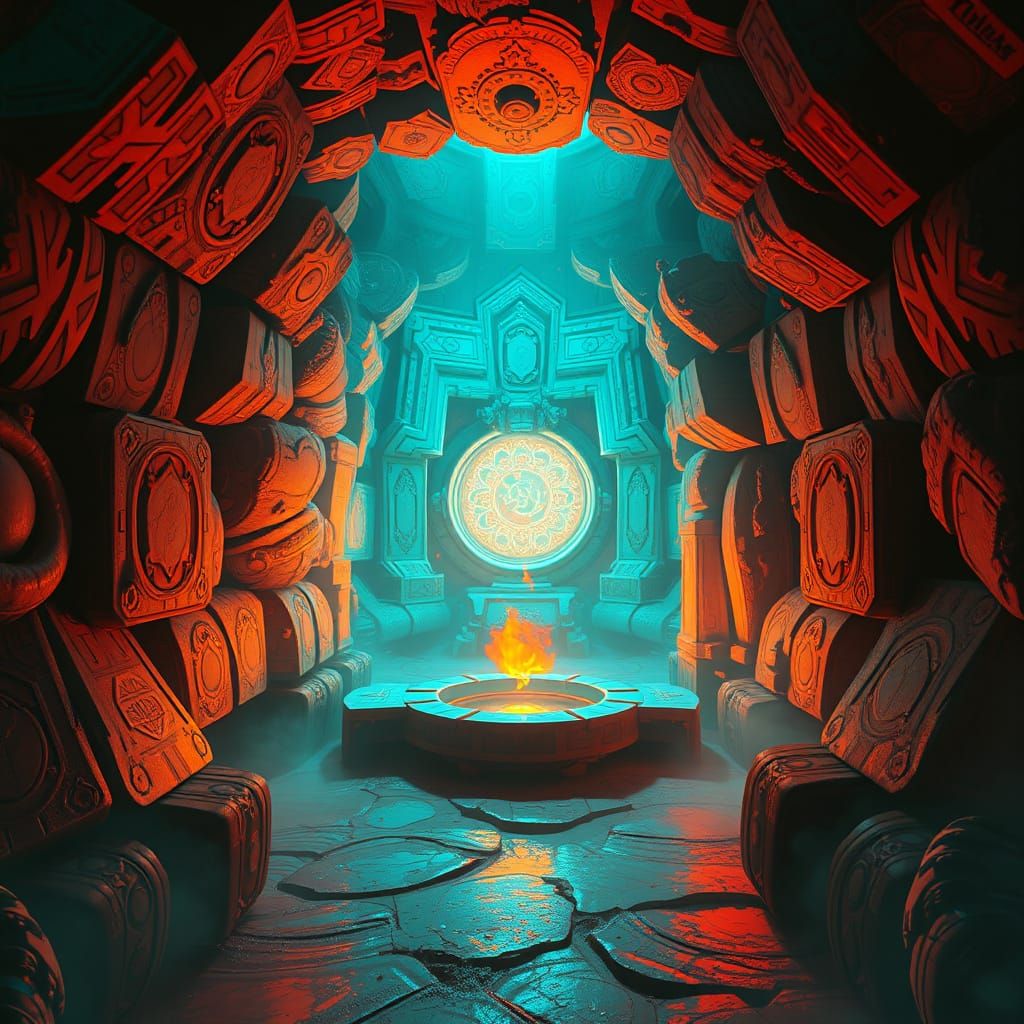 Keyhole Chamber Concept Art in Unreal Engine 5