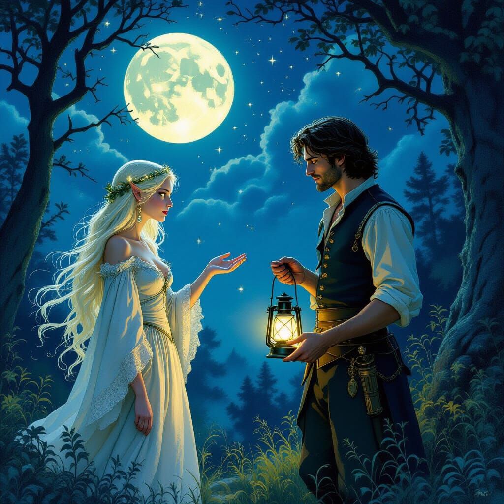 Bargaining with a summoned fey lady went a bit off the rails...