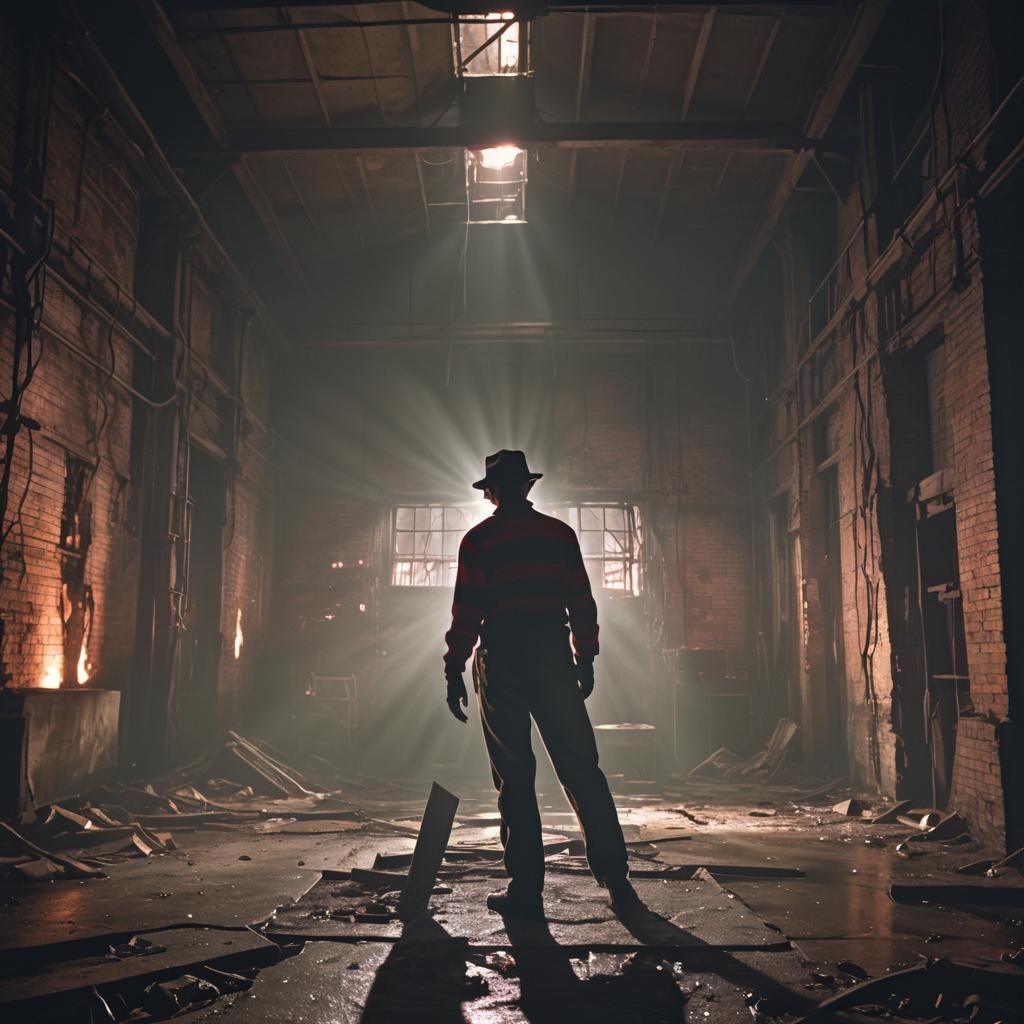 Freddy Krueger in Abandoned Boiler Room