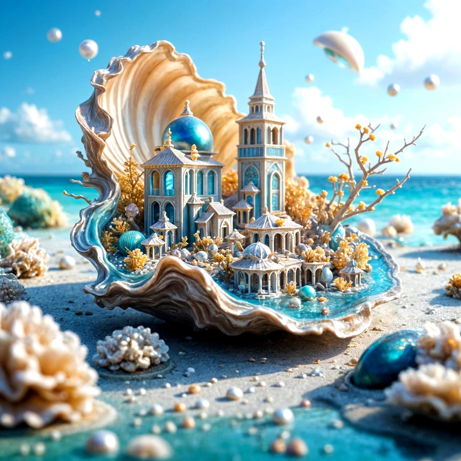 But the oyster is your world...