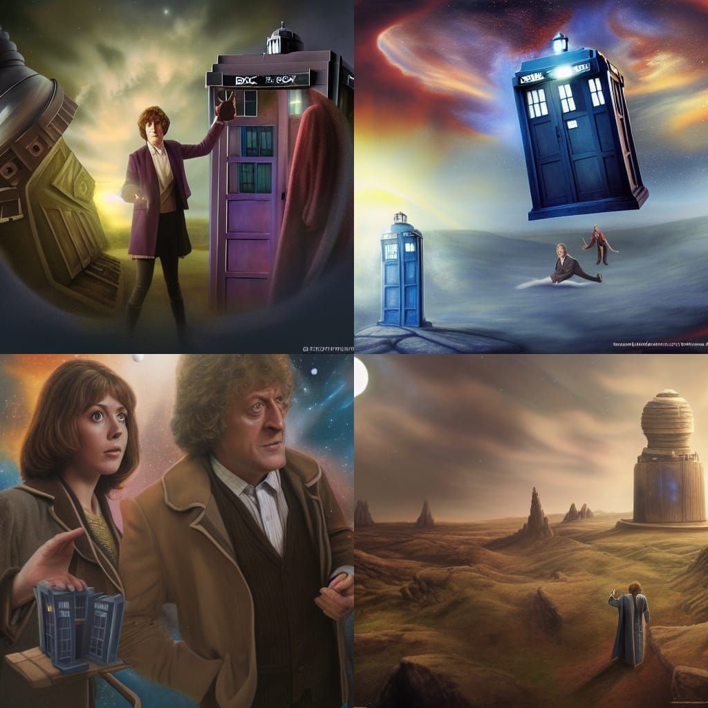 Doctor Who: The Sontaran Experiment - Detailed Matte Paintin...