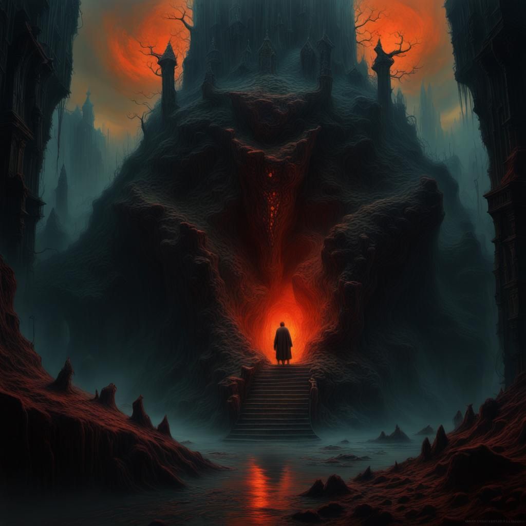 The Devil in Georgia, a Detailed Matte Painting