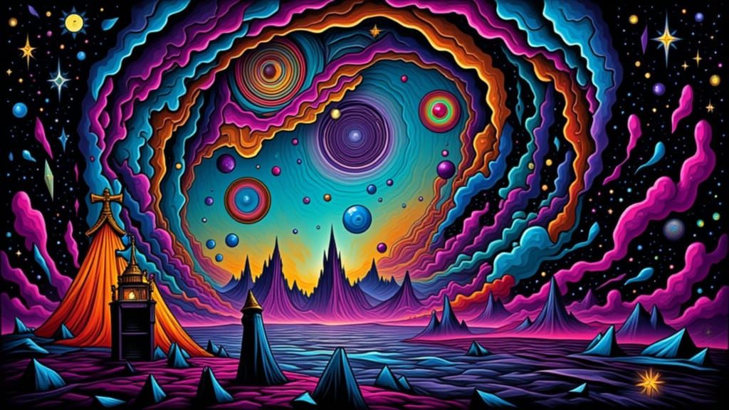 Aphex Twin Portrait in Impasto Style