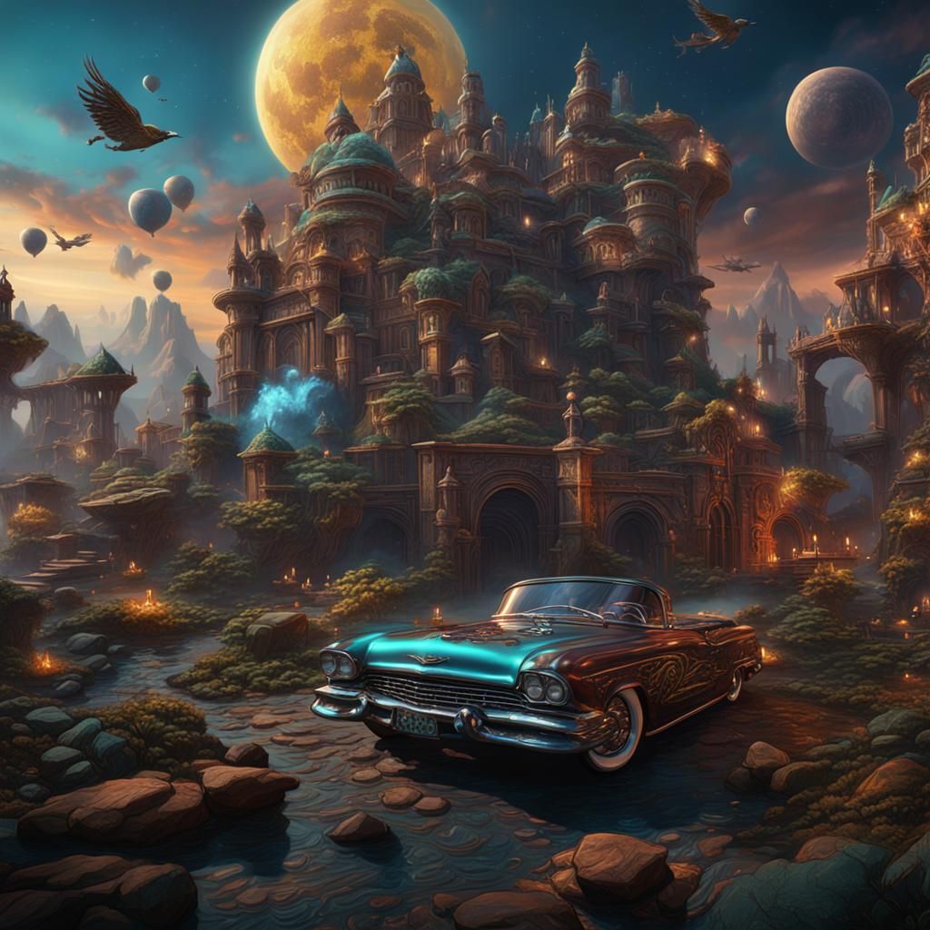 Aerosmith: Detailed Matte Painting in Deep Color