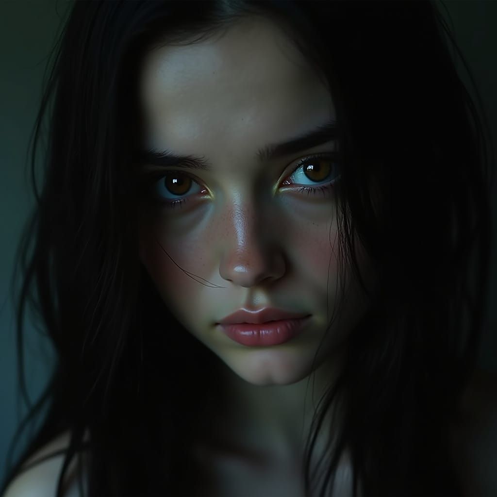 Introspective Woman in Soft Focus