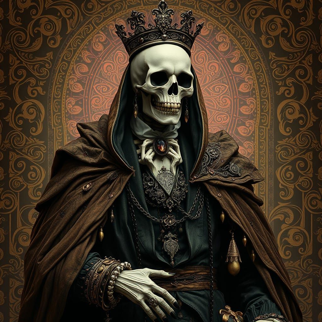 Majestic Undead Ruler Embodies Dark Imperial Power in Psyche...