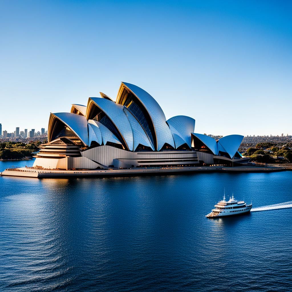 Sydney Opera House Made of String Art