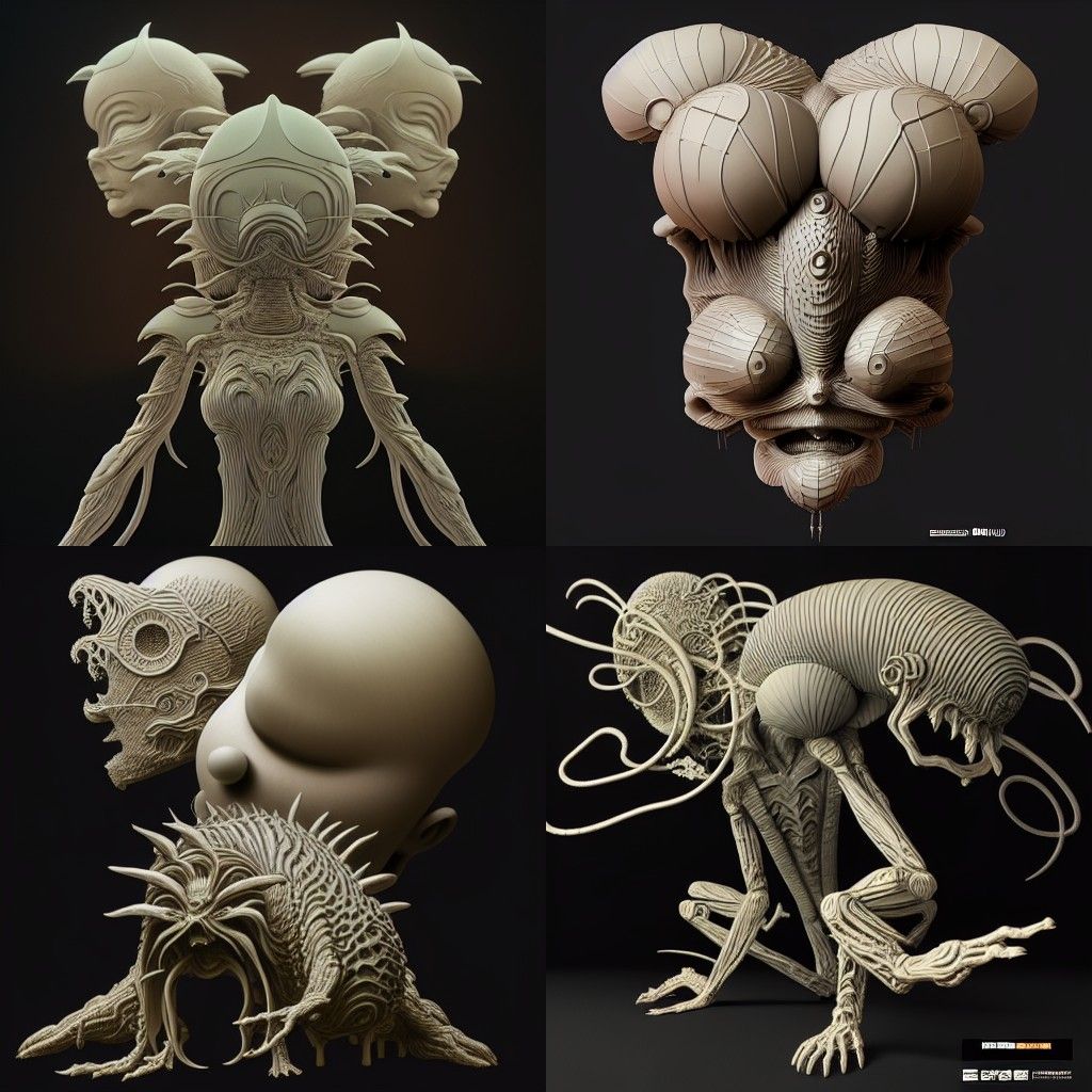 Hyperdetailed Mech Entity in Diaroma