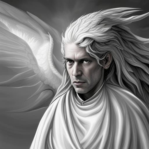 Angelic Demon Brain: Intricate AI Art