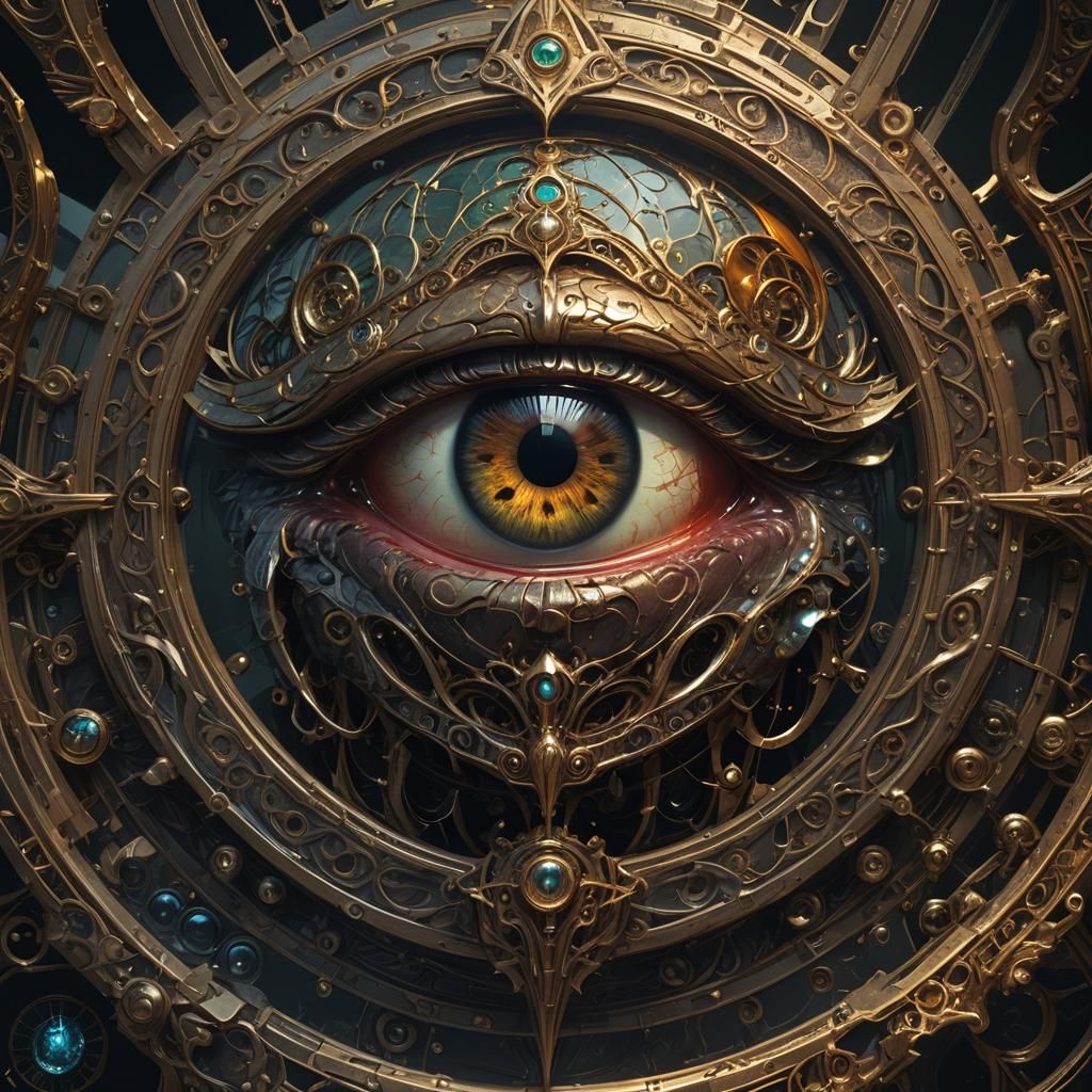 Eye With Mouth: Dark Fantasy Concept Art