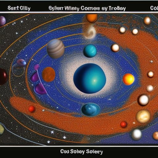 Concept Map of the Universe and Celestial Spheres