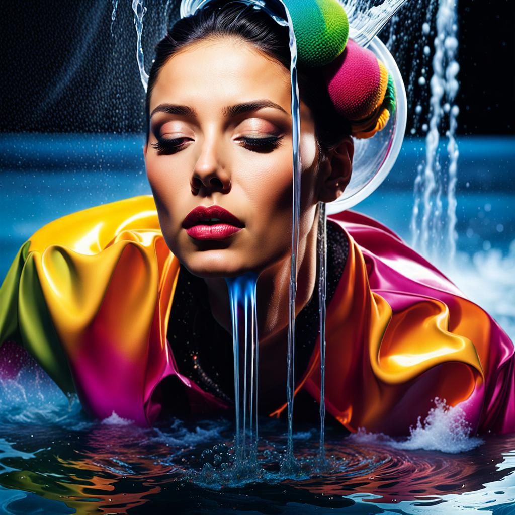 Underwater Woman: Surreal Album Cover Art