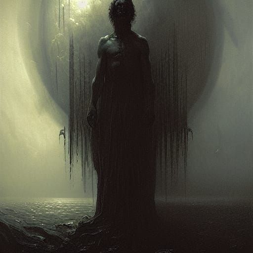 Sinister Mind Control Concept Art in Surreal Style