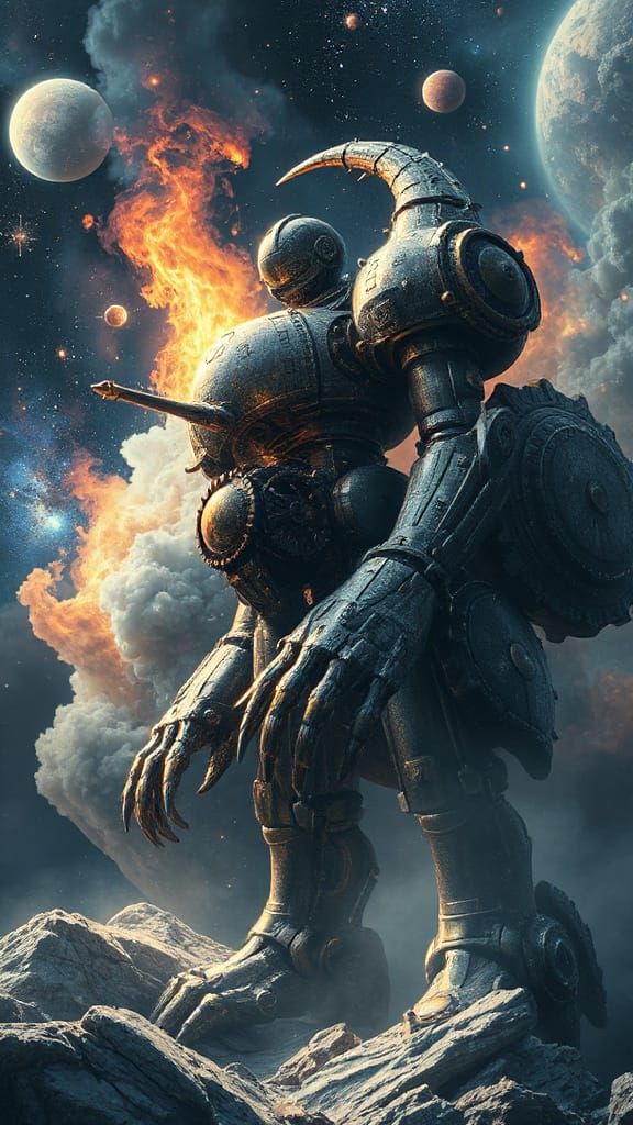 Cosmic Clockwork Guardian of the Galactic Sea