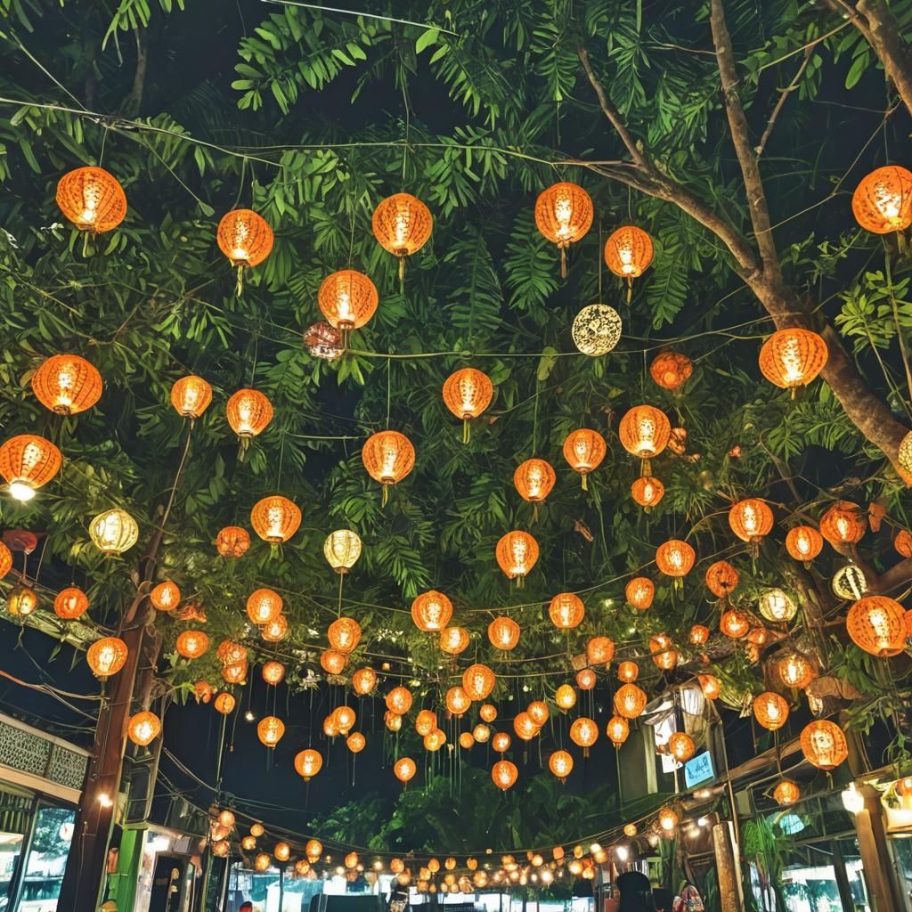 Hari Raya Celebration at Kampung House in Cinematic Style