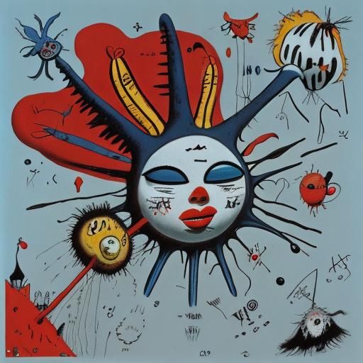 Surreal Mars: A Blend of Art Styles